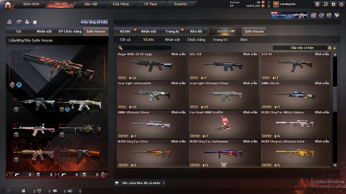 shop acc cf uy tin gia re